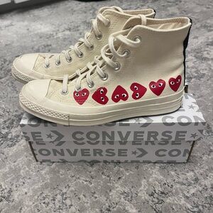 Converse COMME des GARCONS play x chuck 70 Hi Top “multi heart”